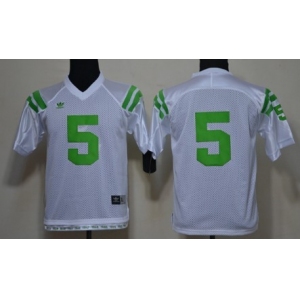 Norte Dame Fighting Irish #5 Everett Golson Under The Lights White Kids Jersey