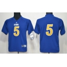 Notre Dame Fighting Irish #5 Everett Golson 2012 Shamrock Series Navy Blue Kids Jersey