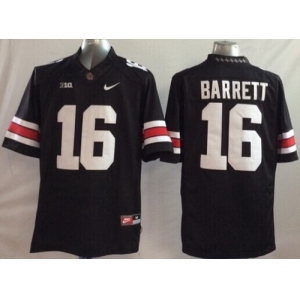 Ohio State Buckeyes #16 J.T. Barrett 2014 Black Limited Kids Jersey