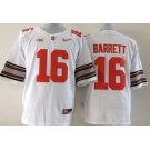 Ohio State Buckeyes #16 J.T. Barrett 2014 White Limited Kids Jersey