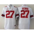 Ohio State Buckeyes #27 Eddie George 2014 White Limited Kids Jersey