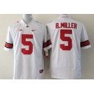 Ohio State Buckeyes #5 Braxton Miller 2014 White Limited Kids Jersey