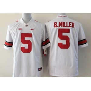 Ohio State Buckeyes #5 Braxton Miller 2014 White Limited Kids Jersey