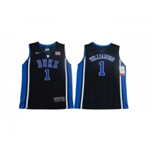 Youth Duke Blue Devils #1 Zion Williamson Black Youth Nike College Basketball Jersey