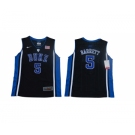 Youth Duke Blue Devils #5 RJ Barrett Black Youth Nike College Basketball Jersey