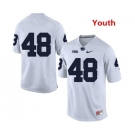 Youth Penn State Nittany Lions #48 Shareef Miller NCAA White Stitched Jersey Without Name