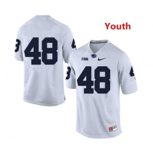 Youth Penn State Nittany Lions #48 Shareef Miller NCAA White Stitched Jersey Without Name