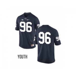 Youth Penn State Nittany Lions #96 Navy Jersey