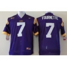 youth ncaa jerseys 2015 LSU tigers #7 fournette purple