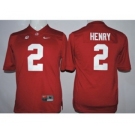 youth ncaa jerseys alabama crimson tide #2 henry red