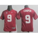 youth ncaa jerseys alabama crimson tide #9 cooper red