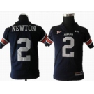 youth ncaa jerseys auburn tigers #2 newton navy blue