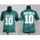 youth ncaa jerseys baylor bars #10 robert griffiniii green