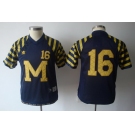 youth ncaa jerseys (michigan wolverines) #16 robinson blue