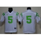 youth ncaa jerseys norte dame fighting irish #5 white