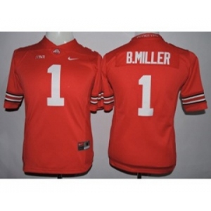 youth ncaa jerseys ohio state buckeyes #1 b.miller red