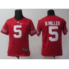 youth ncaa jerseys ohio state buckeyes #5 b.miller red