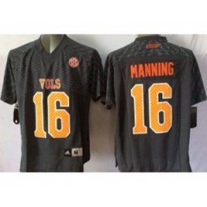 youth ncaa jerseys tennessee volunteers #16 manning black