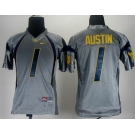 youth ncaa jerseys west virginia mountaineers #1 tavon austin grey