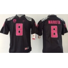 youth ncaa oregon ducks #8 marcus mariota black jersey