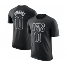 Men's Brooklyn Nets #10 Ben Simmons Black 2022-23 Statement Edition Name & Number T-Shirt