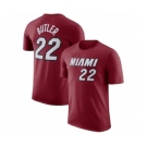 Men's Miami Heat #22 Jimmy Butler Red 2022-23 Statement Edition Name & Number T-Shirt