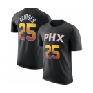 Men's Phoenix Suns #25 Mikal Bridges Black 2022-23 Statement Edition Name & Number T-Shirt