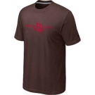 NBA Houston Rockets adidas Primary Logo T-Shirt -Brown