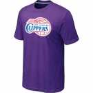 NBA Los Angeles Clippers Big & Tall Primary Logo Purple T-Shirt