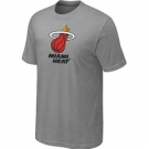 NBA Miami Heat Big & Tall Primary Logo L.Grey T-Shirt