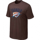 NBA Oklahoma City Thunder Big & Tall Primary Logo Brown T-Shirt