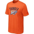 NBA Oklahoma City Thunder Big & Tall Primary Logo Orange T-Shirt