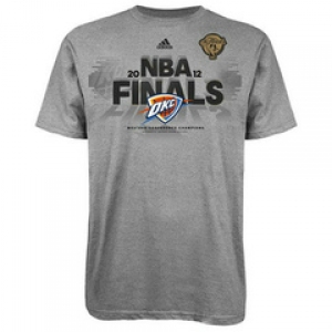 NBA Oklahoma City Thunder adidas Youth Official Locker Room 2012 Western Conference Champions T-Shirt