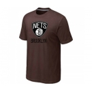 NBA cord net logo T-shirt Brown