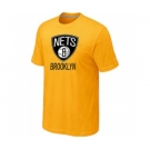 NBA cord net logo T-shirt Yellow