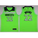 Men Nike Minnesota Timberwolves #22 Andrew Wiggins Green NBA Swingman Jersey