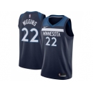 Men Nike Minnesota Timberwolves #22 Andrew Wiggins Navy Blue Stitched NBA Swingman Jersey