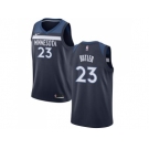 Men Nike Minnesota Timberwolves #23 Jimmy Butler Navy Blue Stitched NBA Swingman Jersey