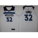 Men Nike Minnesota Timberwolves #32 Karl-Anthony Towns White NBA Swingman Association Edition Jersey