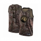 Men's Minnesota Timberwolves #1 Noah Vonleh Swingman Camo Realtree Collection Basketball Jersey