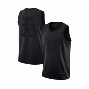 Men's Minnesota Timberwolves #23 Jarrett Culver Swingman Black MVP Basketball Jersey