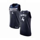 Men's Minnesota Timberwolves #4 Jaylen Nowell Authentic Purple Basketball Jersey - City Edition