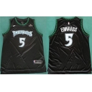 Men's Minnesota Timberwolves #5 Anthony Edwards Anthony Edwards Black 2025 Classic Edition Stitched Jersey1