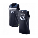 Men's Nike Minnesota Timberwolves #43 Anthony Tolliver Authentic Navy Blue NBA Jersey - Icon Edition