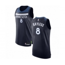 Men's Nike Minnesota Timberwolves #8 Jerryd Bayless Authentic Navy Blue NBA Jersey - Icon Edition