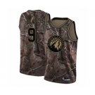 Men's Nike Minnesota Timberwolves #9 Luol Deng Swingman Camo Realtree Collection NBA Jersey