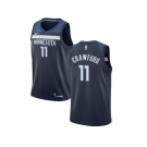 Nike Minnesota Timberwolves #11 Jamal Crawford Navy Blue NBA Swingman Icon Edition Jersey