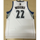 nba jerseys minnesota timberwolves #22 wiggins white