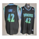 nba minnesota timberwolves #42 love black[limited revolution 30 swingman]