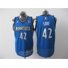 nba minnesota timberwolves #42 love lt.blue[2011 swingman revolution 30]